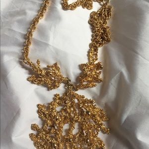 NAPIER NECKLACE  Eugene Bertolli GOLD CORAL